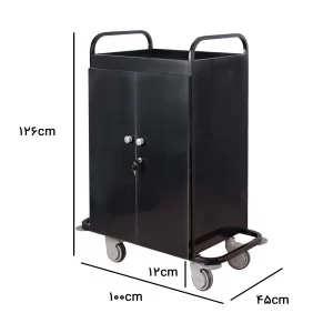 ابعاد ترولی مینی بار مدل 9800