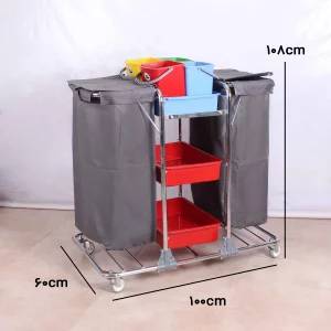 ابعاد ترالی هتلی مدل DERIN 3102