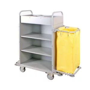 خرید ترولی هتلی خانه‌داری تاشو مدل 9450 رنگ طوسی