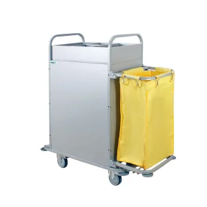 قیمت ترولی هتلی خانه‌داری تاشو مدل 9450 رنگ طوسی