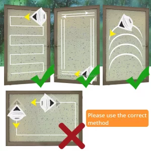 موارد استفاده از شیشه پاک کن مغناطیسی مدل G6