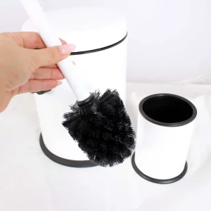 قیمت سطل زباله و برس دیواری مدل CE380 رنگ سفید