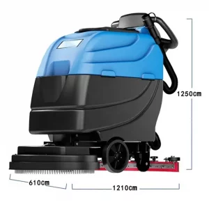 ابعاد اسکرابر و کفشوی بزرگ 5200B باطری دار