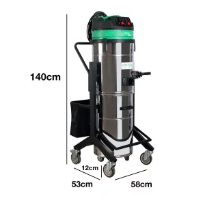 ابعاد جاروبرقی صنعتی Green Master H973A