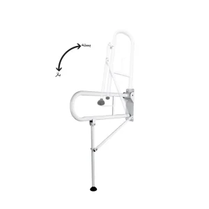 دستگیره گالوانیزه با روکش سفید (پایه دار) TSF-S-75-W