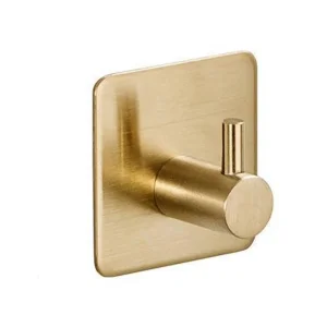 رخت آویز تک شاخه استیل R1 رنگ طلایی