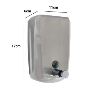 ابعاد صابون‌ریز استیل پمپی X80
