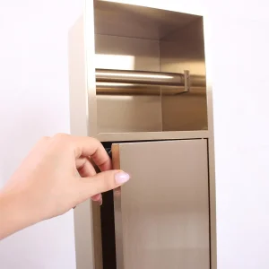 ویژگی های مخزن چندکاره رول دستمال F540 طلایی