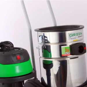 بدنه استیل جاروبرقی صنعتی تک موتور 301 Green