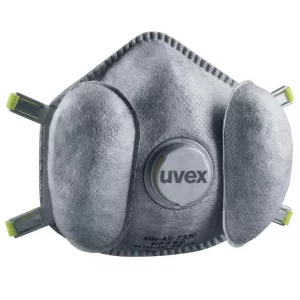 ماسک دو سوپاپه کربن اکتیو چندبار مصرف uvex مدل silv-Air e 7330 FFP3