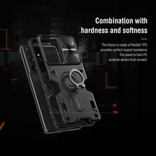 کاور نیلکین مدل Camshield Armor مناسب برای گوشی موبایل سامسونگ Galaxy S21 Ultra