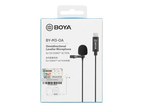 میکروفون  یقه ای با سیم تایپ سی بویا BOYA BY-M3-OA Microphone