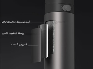 خرید قمقمه تیتانیوم شیائومی Xiaomi Mijia SJ050201X Thermos Cup Ti 450ml Pure Titanium Material