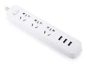 خرید چند راهی سه سوکت و سه یو اس بی شیائومی  Xiaomi Mi Power Strip Xmcxb01QMN Europlug XMCXB01QMN