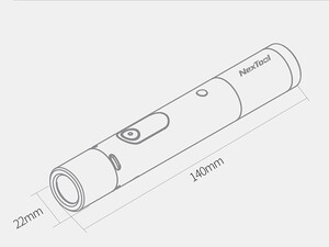 قیمت چراغ قوه لایتنینگ شیائومی Xiaomi NexTool 6061-T6 Lightning Electric Arc Self Defense Flashlight NE20040