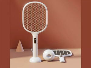 خرید حشره کش شیائومی Xiaomi Qualitell S1 Digital Display Electric Mosquito Swatter Racket ZSS210903 pro