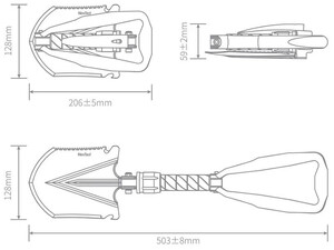 بیل تاشو شیائومی Xiaomi NexTool NE20033 folding bayonet