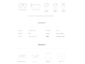 عینک آفتابی پولاریزه شیائومی Xiaomi Mijia Sunglasses Pilota MSG01BJ