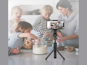 سه پایه و مونوپاد بلوتوثی گوشی شیائومی Xiaomi Yuemi YMZPG002 Bluetooth Selfie Stick Tripod Gimbal