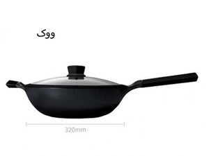 تابه درب دار شیائومی Xiaomi Youpin Huohou Non-stick Super Platinum Frying Pan C1