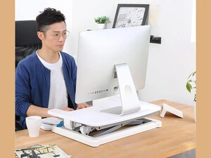 میز کار لپ تاپ شیائومی با قابلیت تنظیم ارتفاع Xiaomi Sit-Stand Laptop Table Height Adjustable Laptop Desk with Removable Keyboard Tray