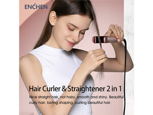 اتو مو شیائومی Xiaomi Enchen Enroller Hair Iron Straightening