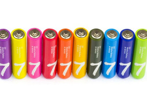 باتری نیم قلمی رنگین کمانی شیائومی Xiaomi Rainbow AAA Battery Pack Of 10