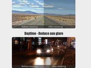 عینک پلاریزه و ضد انعکاس رانندگی شیائومی UREVO Day Night Driving Glasses Polarized Aviator Driving Glasses