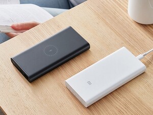 پاوربانک 10000 میلی آمپر همراه با شارژ بیسیم شیائومی Xiaomi Mi Wireless Power Bank 10000 mAh در دو رنگ سفید و مشکی