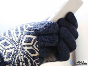 دستکش زمستانی شیائومی مخصوص گوشی های هوشمند Xiaomi Warm Wool Gloves