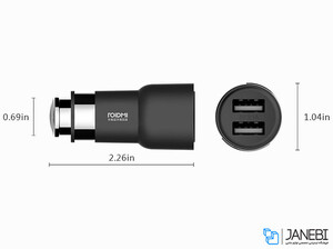 شارژر فندکی و اف‌ام پلیر Xiaomi Roidmi Car Bluetooth Charger