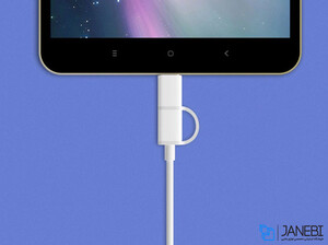 کابل کوتاه شارژ و انتقال داده دو سر شیائومی Xiaomi ZMI Micro USB And Type-C Cable AL511