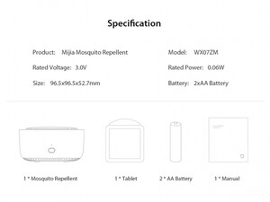 حشره کش شیائومی Xiaomi Mijia WX07ZM Mosquito Repellent