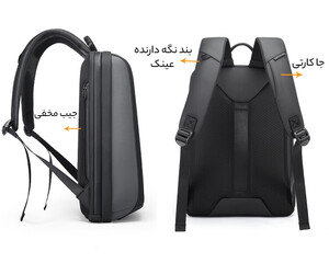 کوله پشتی  لپ تاپ 14 اینچی بنج Bange BG-2809 Backpack Bag 14 Inch