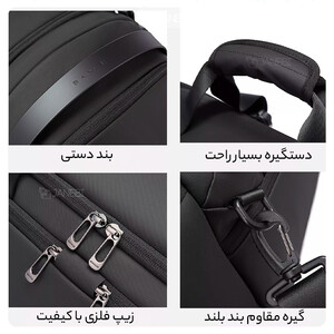 کیف ورزشی با ظرفیت ۳۰ لیتر با قابلیت جدا سازی وسایل بنج Bange Max Travel Bag 2378