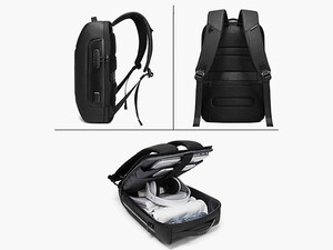 قیمت کوله پشتی مسافرتی ضد آب دارای پورت USB3.0 بانگه BANGE BG-7216 Backpack 15.6 inch Laptop Backpack Backpack Waterproof