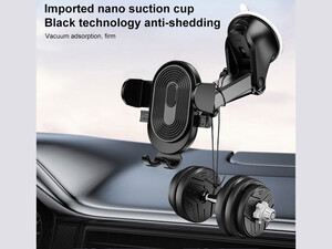 هولدر گوشی موبایل داخل خودرو ویوو Wiwu CH012 Automatic Mechanism Suction Cup Design Car Phone Holder