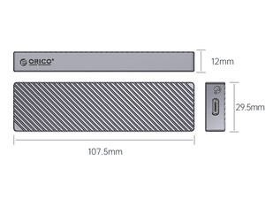 قیمت تبدیل M.2 NVMe به Type-Cاوریکو ORICO FV15C3-G2 USB3.2 Gen2 Type-C M.2 NVMe/NGFF SSD Enclosure