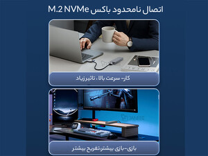 کیفیت تبدیل M.2 NVMe به Type-Cاوریکو