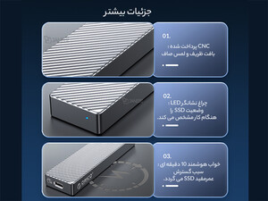 بهترین تبدیل M.2 NVMe به Type-Cاوریکو