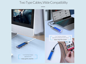 باکس هارد اس اس دی اوریکو ORICO TCM2-C3 NVMe M.2 SSD Enclosure 10Gbps