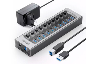 هاب یو اس بی  10 پورت یو اس بی اوریکو ORICO AT2U3-10AB Multi-Port Hub