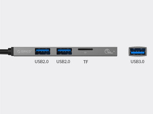 هاب تایپ سی اوریکو ORICO AH-12F Type-C to USB3.0 HUB