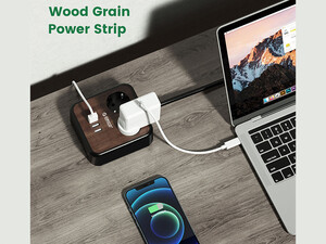 خرید چند راهی دو سوکت و 3 یو اس بی اوریکو قابل نصب بر روی دیوار  ORICO APD-2A3U-EU Power Strip With USB Charger 3M