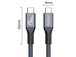 قیمت کابل تاندربولت  30 سانتی متری اوریکو ORICO-TBZ4-03 Thunderbolt 4 Data Cable