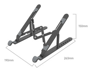 خرید پایه لپ تاپ تاشو قابل تنظیم اوریکو ORICO-PFB-A24 Monitor Stand