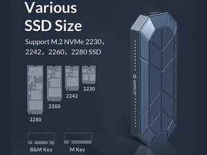 خرید باکس هارد RGB M.2 NVMe SSD اوریکو ORICO-M2VG01-C3 RGB M.2 NVMe SSD Enclosure