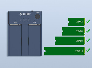 ORICO-M2P2-C3-C NVME M.2 SSD Duplicator