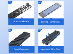 قیمت باکس هارد M.2 SSD اوریکو ORICO-M2PJM-C3 M.2 SSD Enclosure