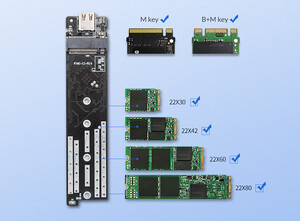 قیمت باکس هارد M.2 SSD اوریکو ORICO-M2PJM-C3 M.2 SSD Enclosure